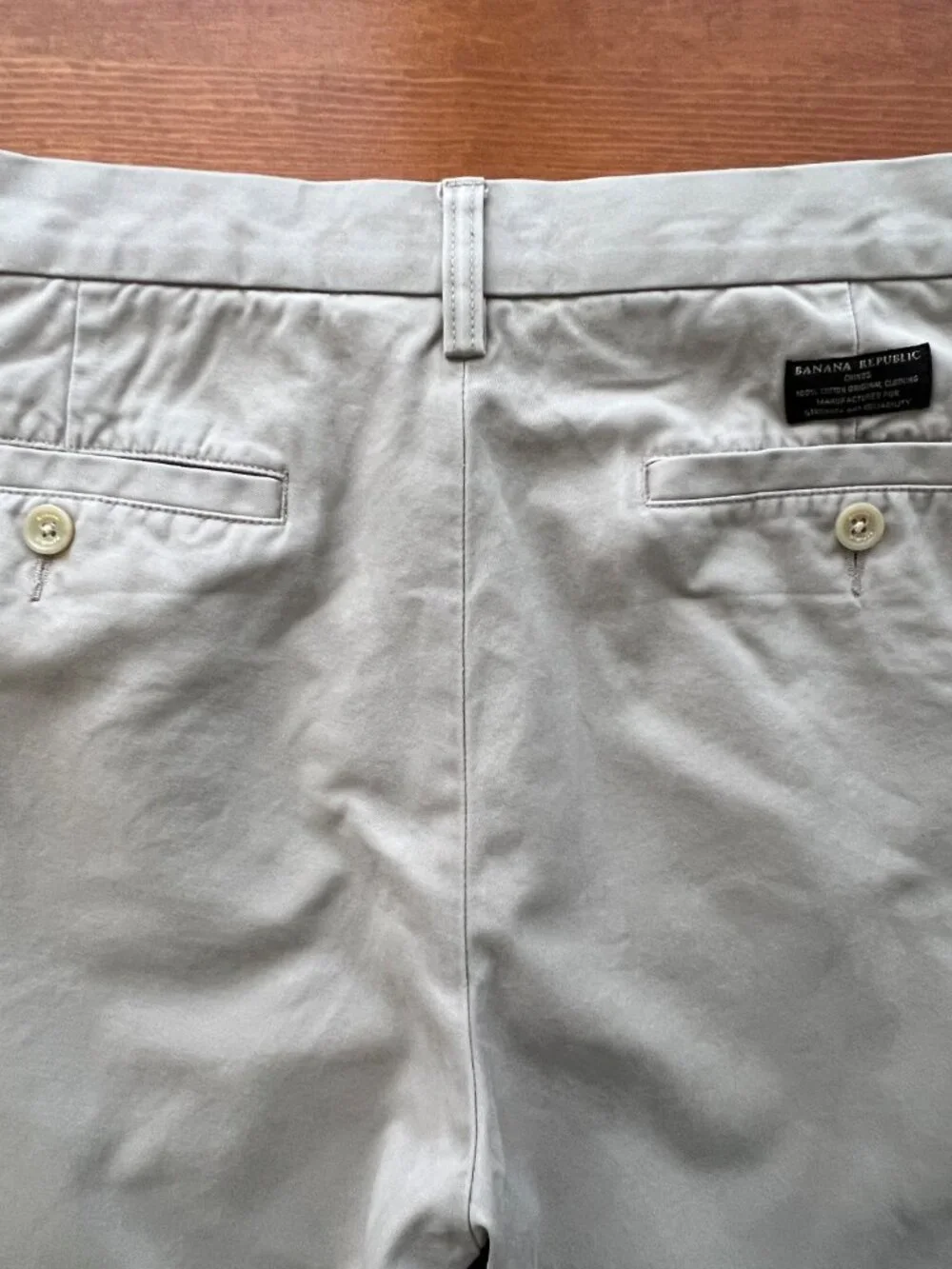 Men's Banana Republic Pants, Dawson Chino, Khaki, 33x32, EC!